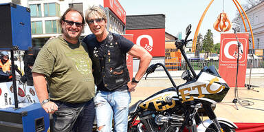 Heinzl »rockt« die Harley-Tour