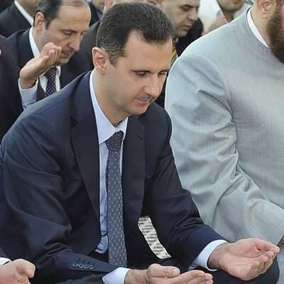 Assad zeigt sich in Moschee in Damaskus