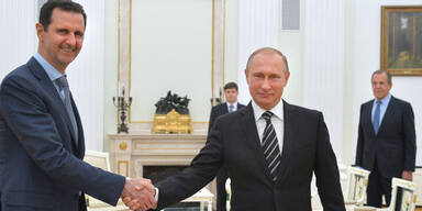 Assad bei Putin in Moskau