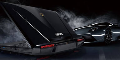 Lamborghini-Notebook von Asus startet