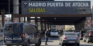 Bomben-Alarm an Madrider Bahnhof