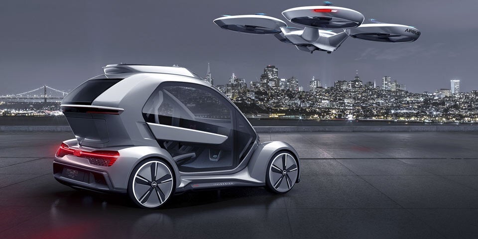Audi zeigt fliegende Robo-Auto-Drohne