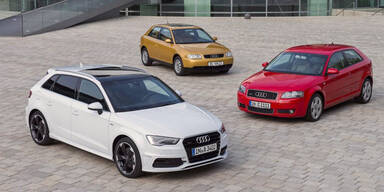 Audi A3 feiert 20. Geburtstag
