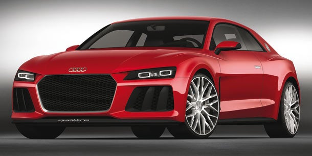 Audi zeigt Sport quattro mit Laser-Licht
