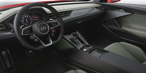 Audi zeigt Sport quattro mit Laser-Licht