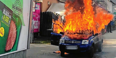 auto verbrennen