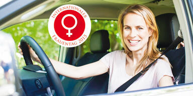 Frauen Autofahrer