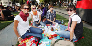 Picknickstimmung am Wiener Burgring