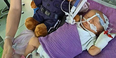 Polizei zeigt großes Herz für Baby Hanna