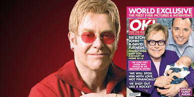 Elton John:  "Weiß nicht, wer der Papa  ist"