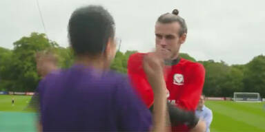 Gareth Bale trifft seinen größten Fan
