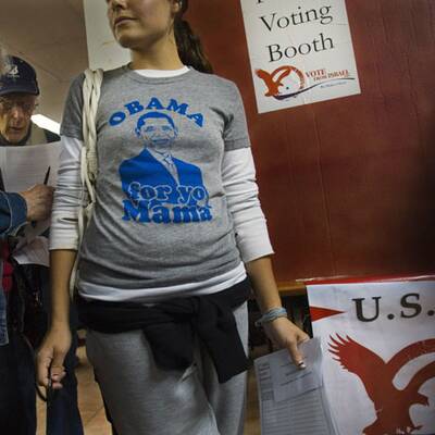 US-Bürger stürmen die Wahllokale
