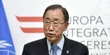 Ban Ki-moon spricht im Hohen Haus