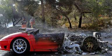 Ferrari von Fußballer Banega abgebrannt
