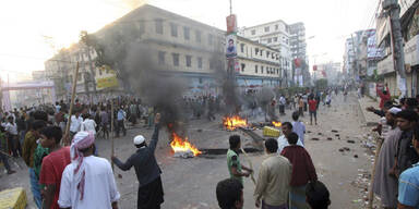 Dutzende Tote bei Unruhen in Bangladesch