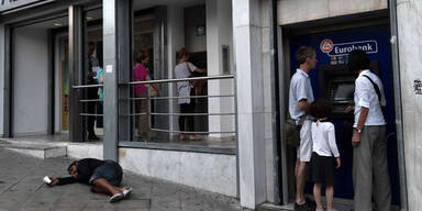Griechen räumen Bankkonten leer