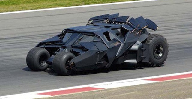Das Batmobile im Close-Up