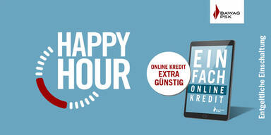 0%-Online-Kredit zur Happy Hour