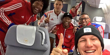 Alaba mit FC Bayern im Trainingslager