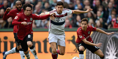 3:1 - Bayern drehen Partie in Hannover