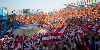 Beach-Volleyball-Stadion in Wien wieder offen