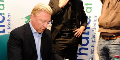 Boris Becker auf Tour in Wien