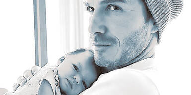 Neues Foto: David Beckham und Harper
