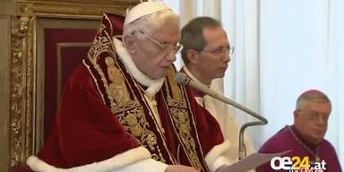 Papst Benedikt XVI: Seine Rücktrittsrede