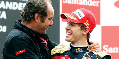 Gerhard Berger Sebastian Vettel Red Bull