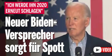 Neuer Biden-Versprecher sorgt für Spott