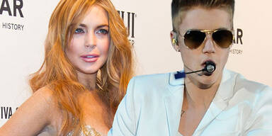 Justin Bieber, Lindsay Lohan
