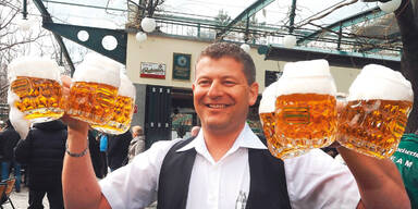 Jeder Österreicher trinkt 216 Krügel Bier
