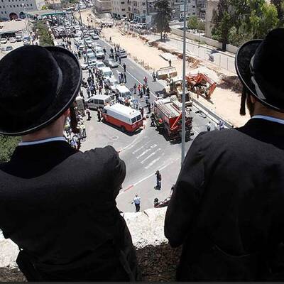 Bulldozer-Attentat auf Bus in Jerusalem