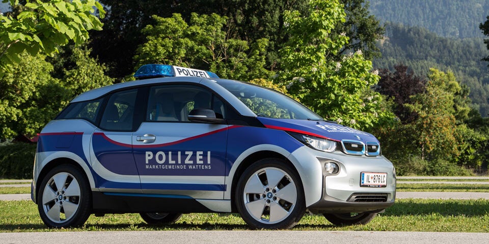 Erstes Elektroauto im Polizeieinsatz