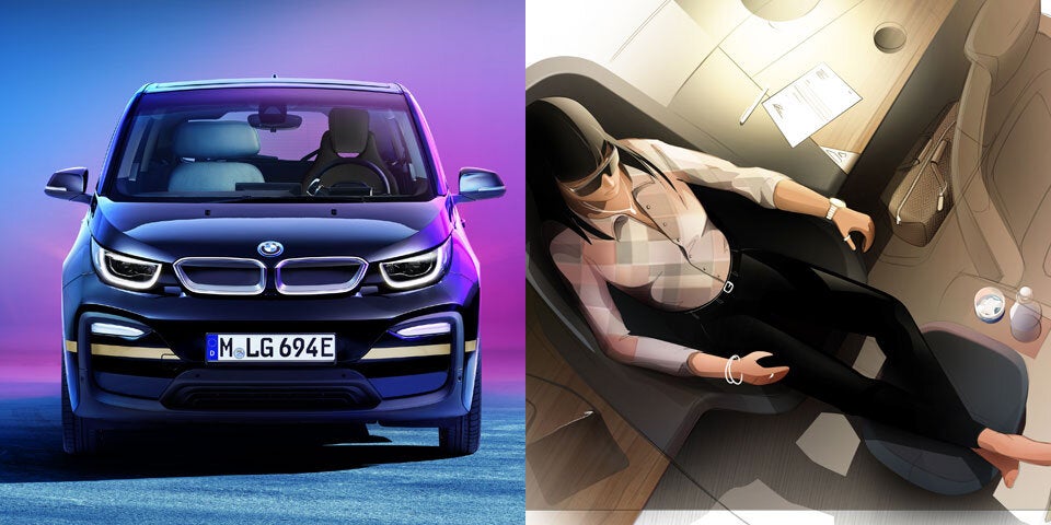 BMW zeigt i3 mit High-Tech-Innenraum