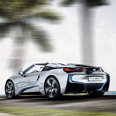 Fotos vom BMW i8 Concept Spyder