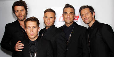 Take That Howard Donald, Mark Owen, Gary Barlow, Robbie Williams and Jason Orange