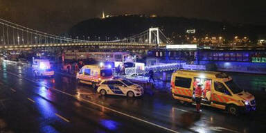 Touristen-Schiff auf Donau in Budapest gekentert – 7 Tote