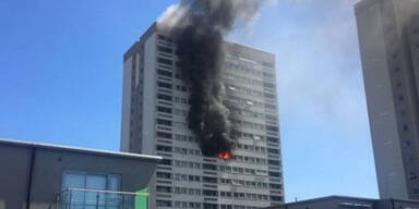 Wieder Feuer-Alarm in Londoner Hochhaus