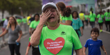 Brasilianerin mit neuem Herz läuft Straßenrennen