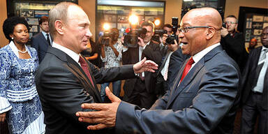 Wladimir Putin und Jacob Zuma