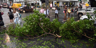 Schwerer Sturm wütete in Brisbane