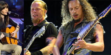 Bruni rockt mit Heavy-Metal-Band Metallica