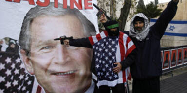 Palästinenser bieten eiskalten Empfang für Bush