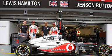 McLaren weiter mit Button und Hamilton