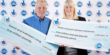 Ehepaar gewinnt zwei Mal Millionen im Lotto