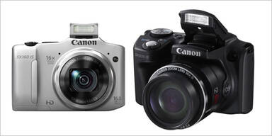 Canon bringt SX160 und SX500 auf den Markt