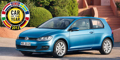 VW Golf VII ist "Car of the Year 2013"