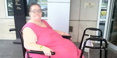Dickste Frau der Welt nimmt 200 Kilo ab