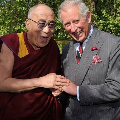 Charles & Camilla treffen den Dalai Lama 